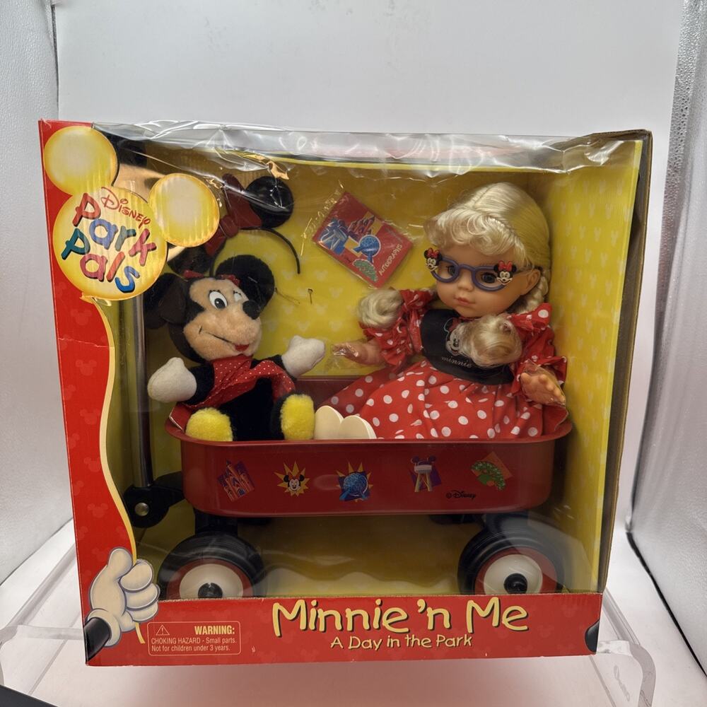 Vintage Park Pals Disney Minnie 'N Me A Day In The Theme Park Blonde W/Glasses⬇️